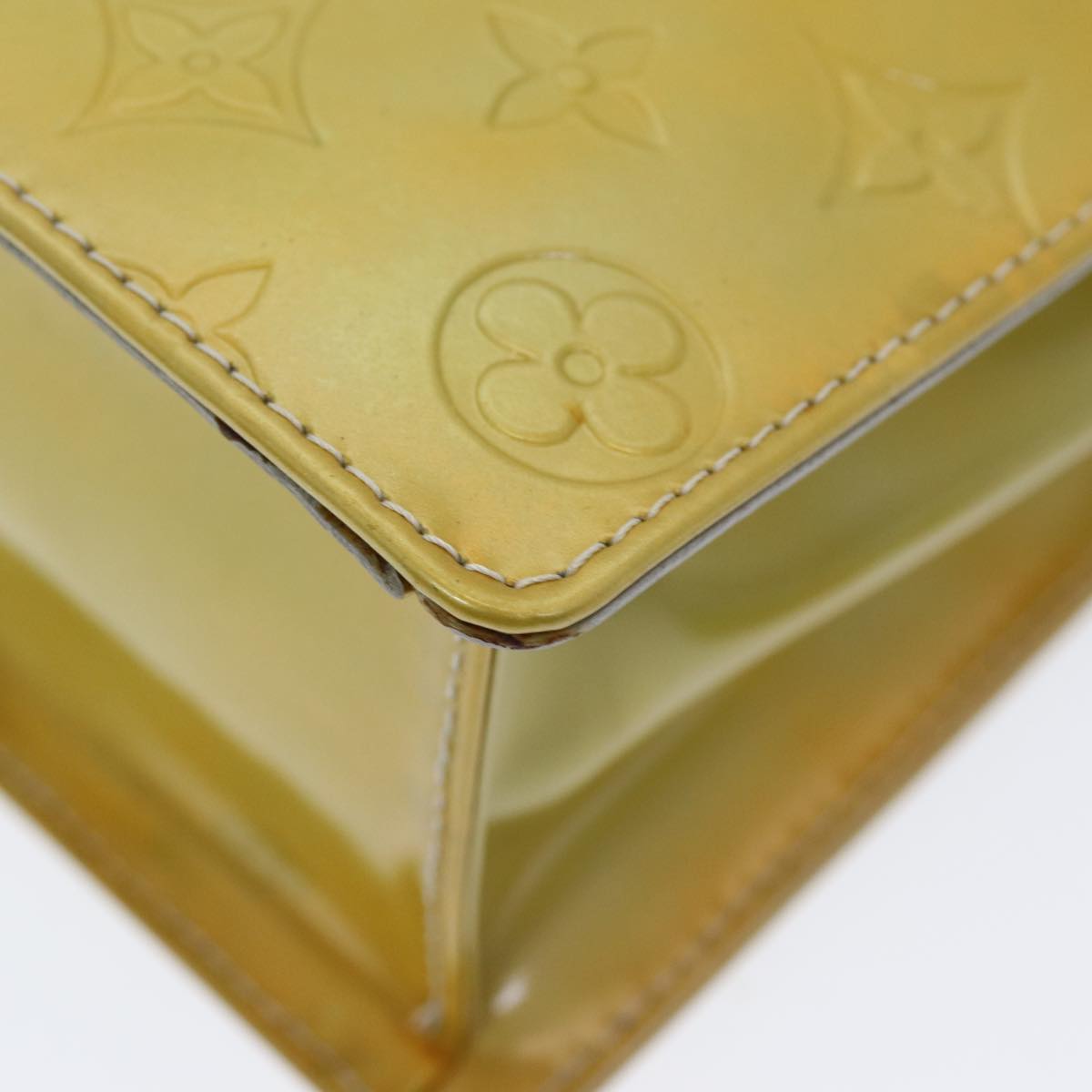 Louis Vuitton Spring Street Khaki Patent Leather Handbag
