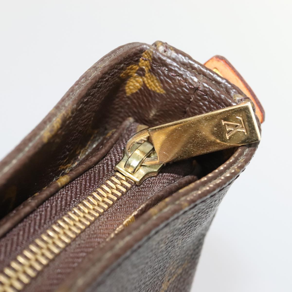 Louis Vuitton Looping Gm Brown Canvas Shoulder Bag