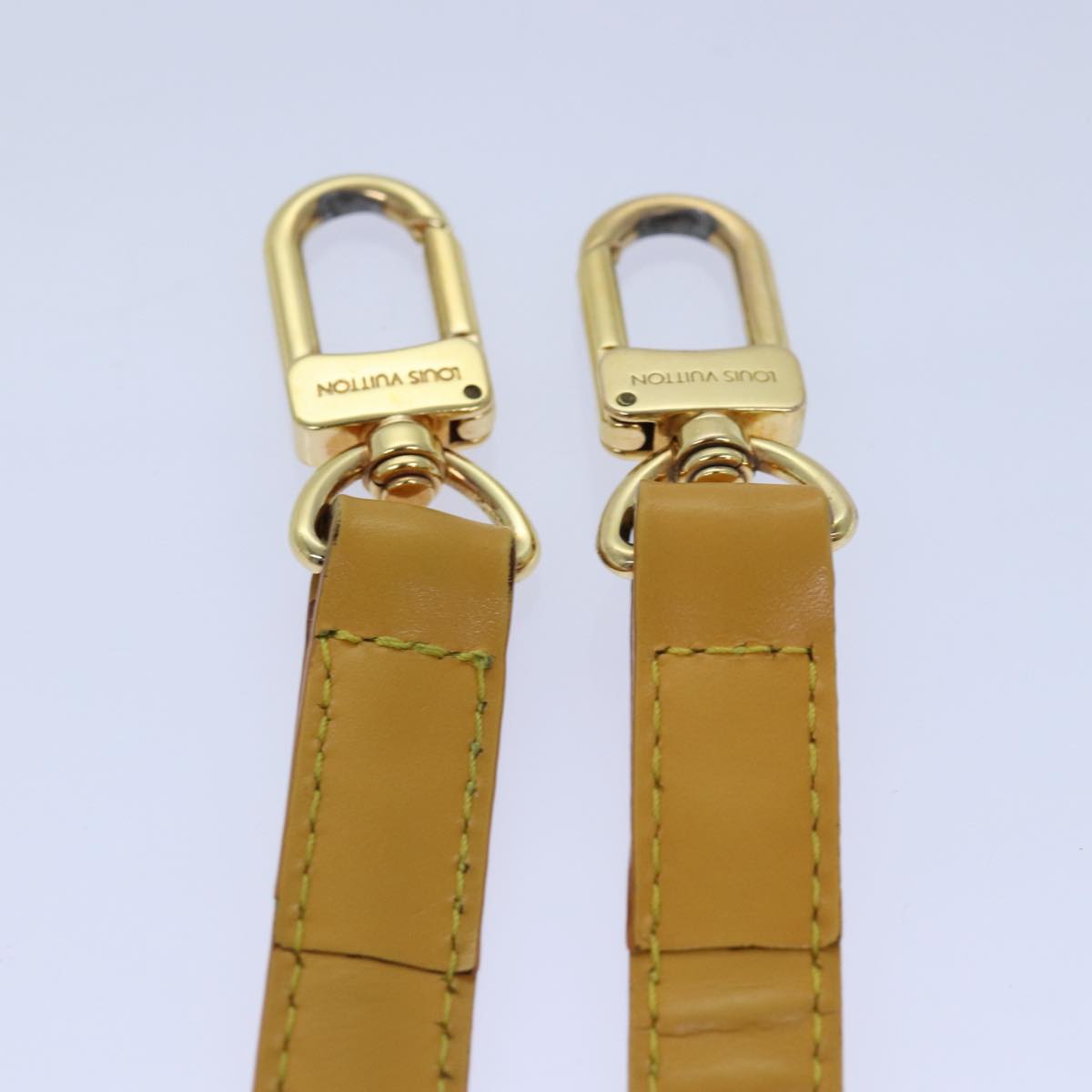 Louis Vuitton Shoulder Strap Camel Leather Bag Jewelry