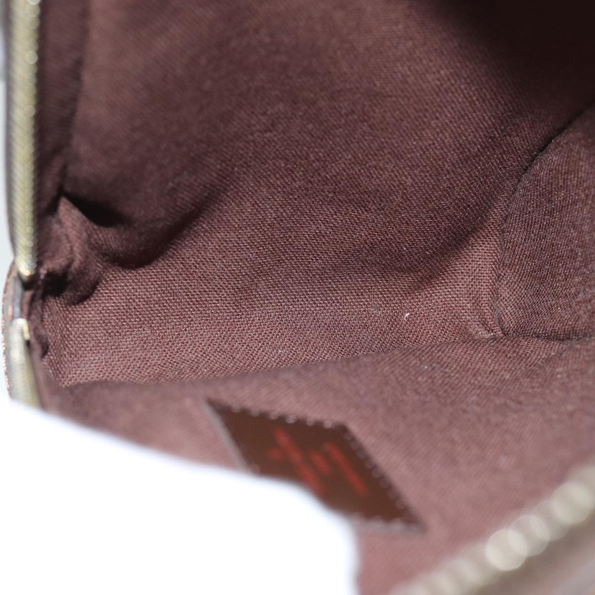 Louis Vuitton Geronimos Brown Canvas Shoulder Bag