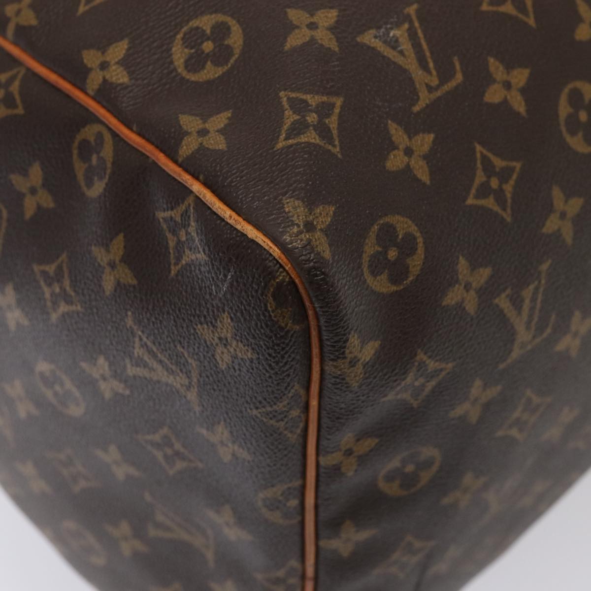 Louis Vuitton Keepall 60 Brown Canvas Travel Bag