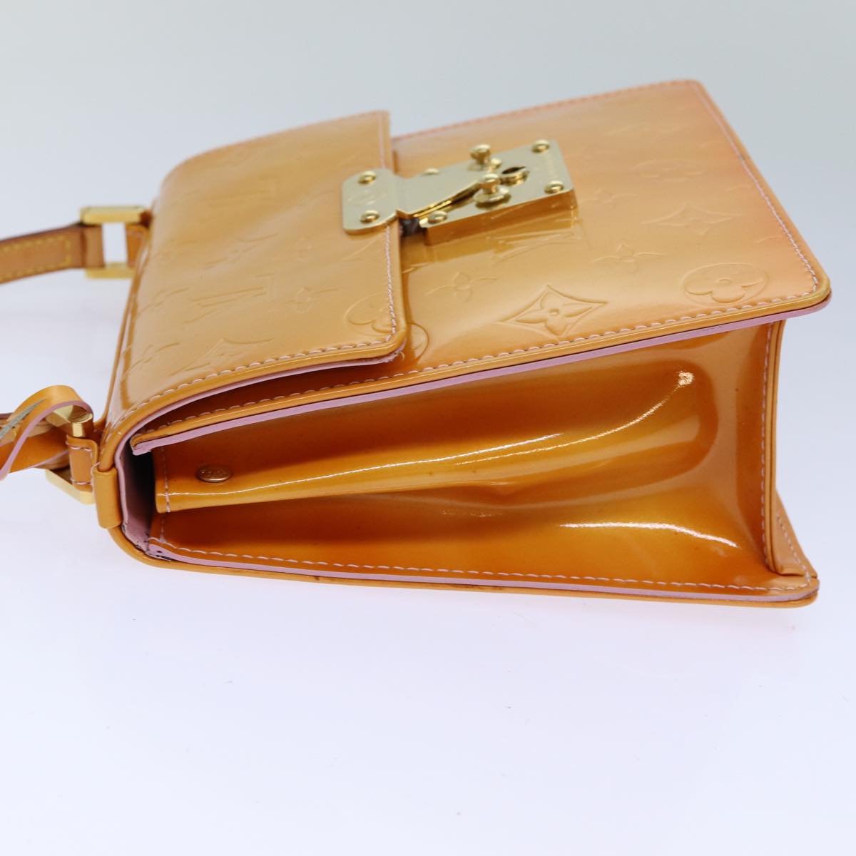 Louis Vuitton Spring Street Yellow Patent Leather Handbag