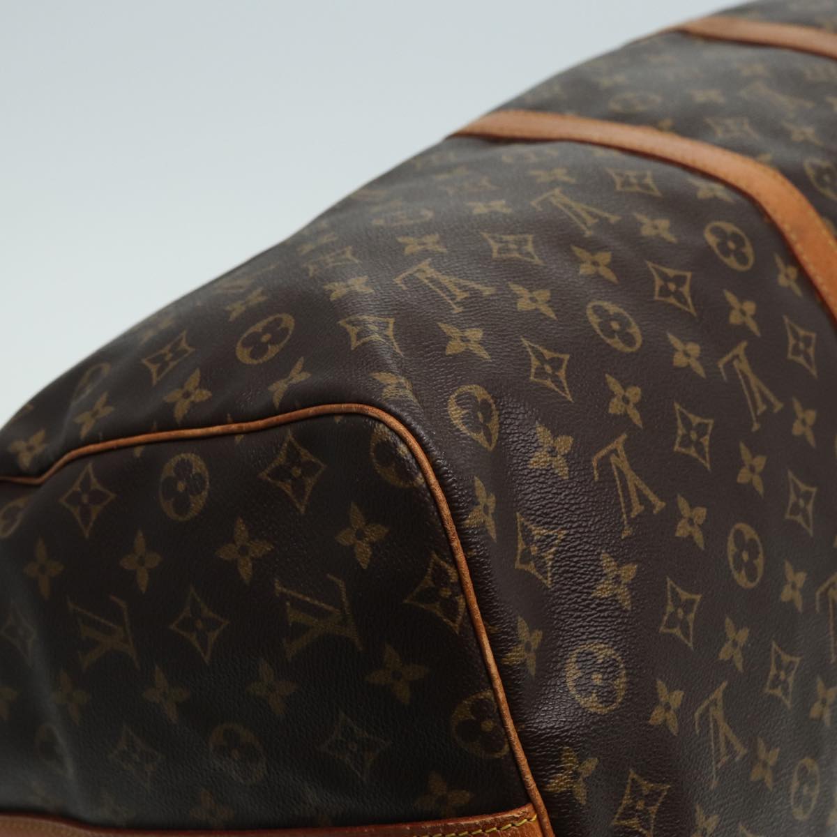 Louis Vuitton Keepall 60 Brown Canvas Travel Bag
