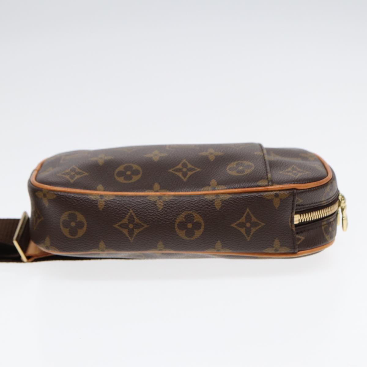 Louis Vuitton Gange Brown Canvas Clutch Bag