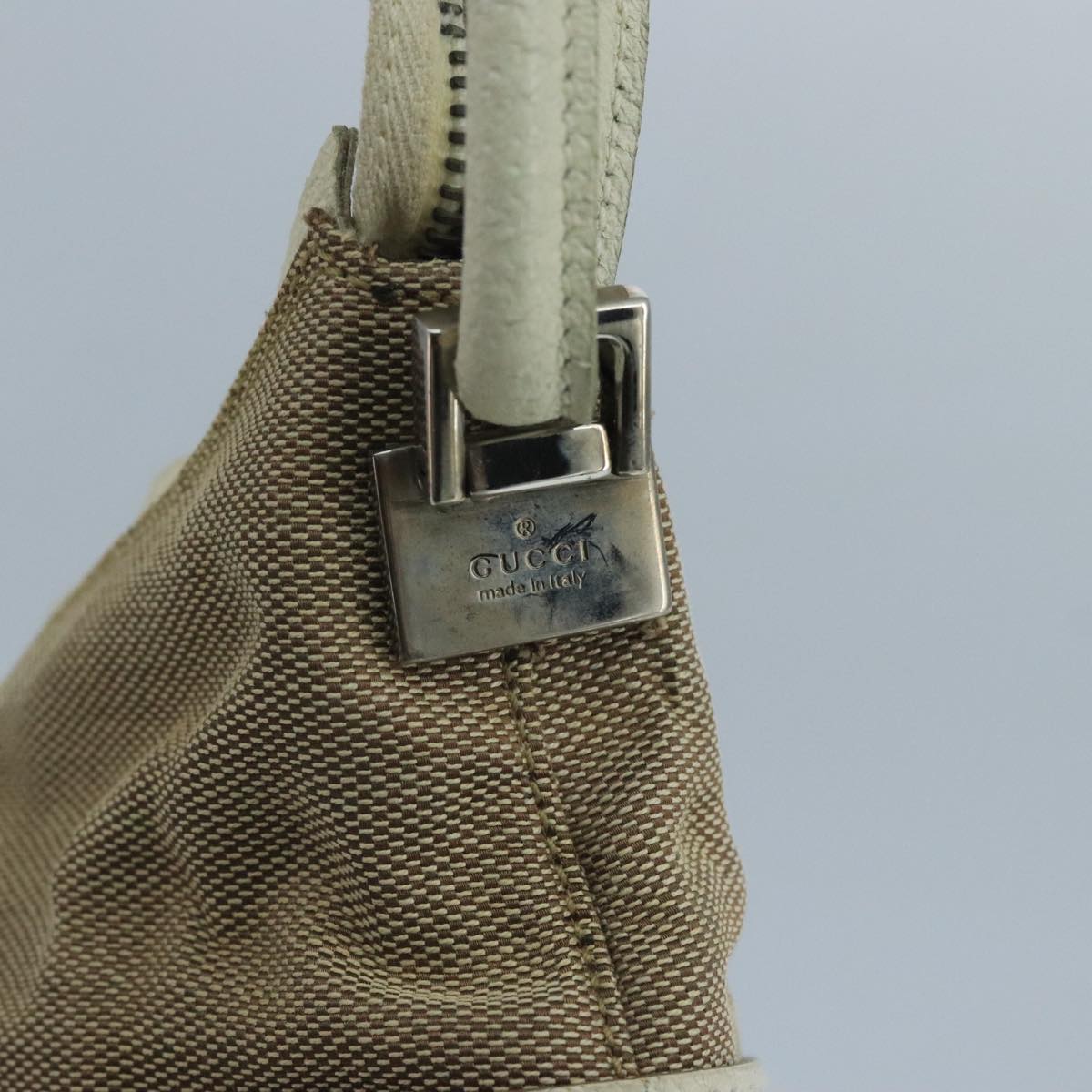 Gucci Beige Canvas Shoulder Bag