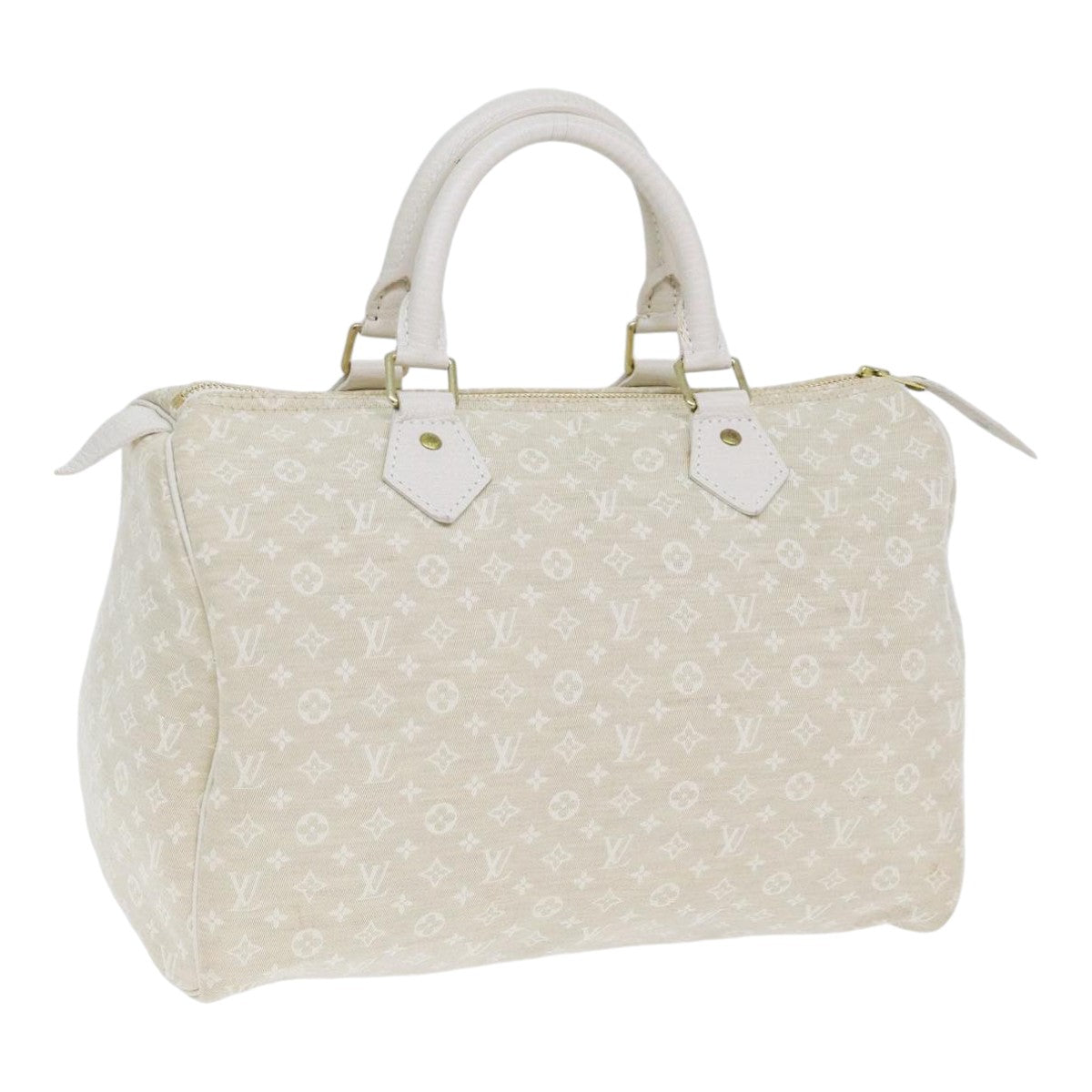 Louis Vuitton Speedy 30 Beige Canvas Handbag