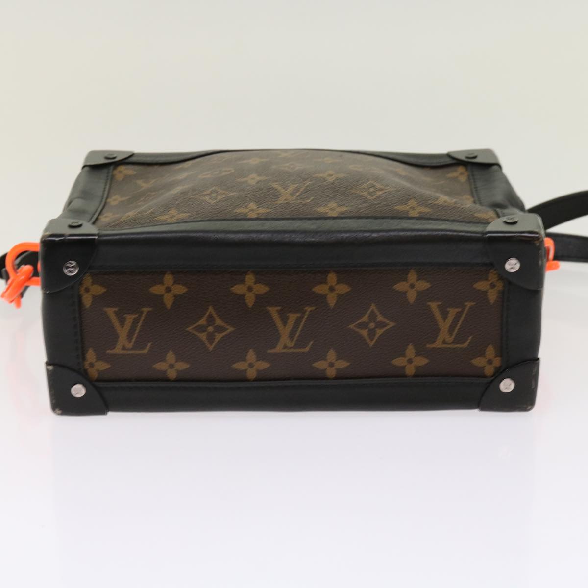 Louis Vuitton Trunk Brown Canvas Shoulder Bag