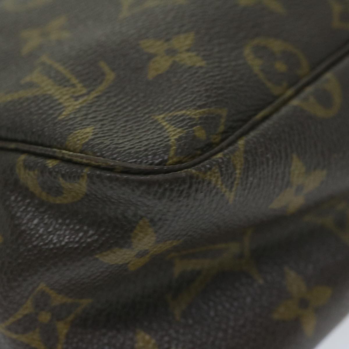 Louis Vuitton Trousse De Toilette Brown Canvas Clutch Bag
