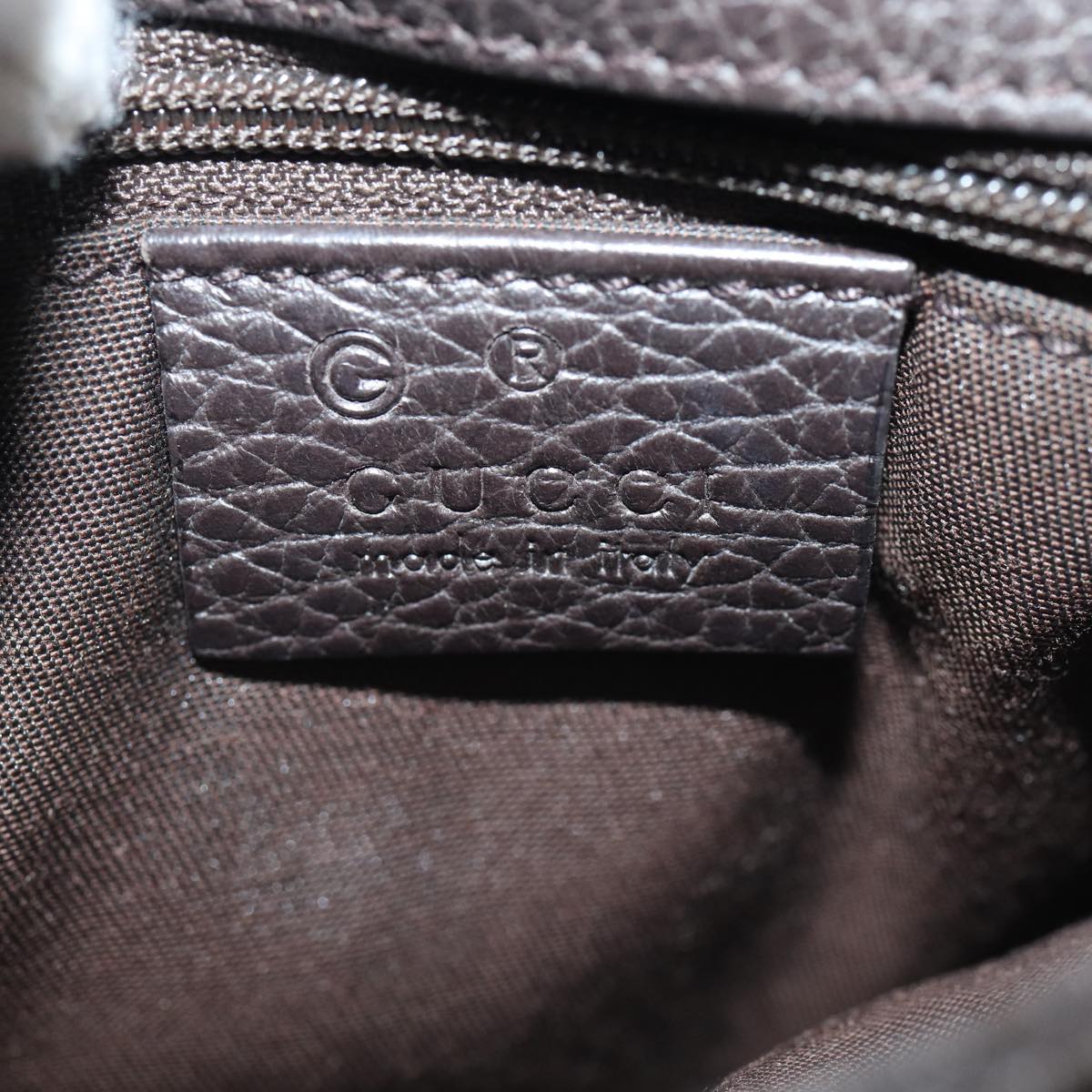 Gucci Marrakech Brown Leather Shoulder Bag