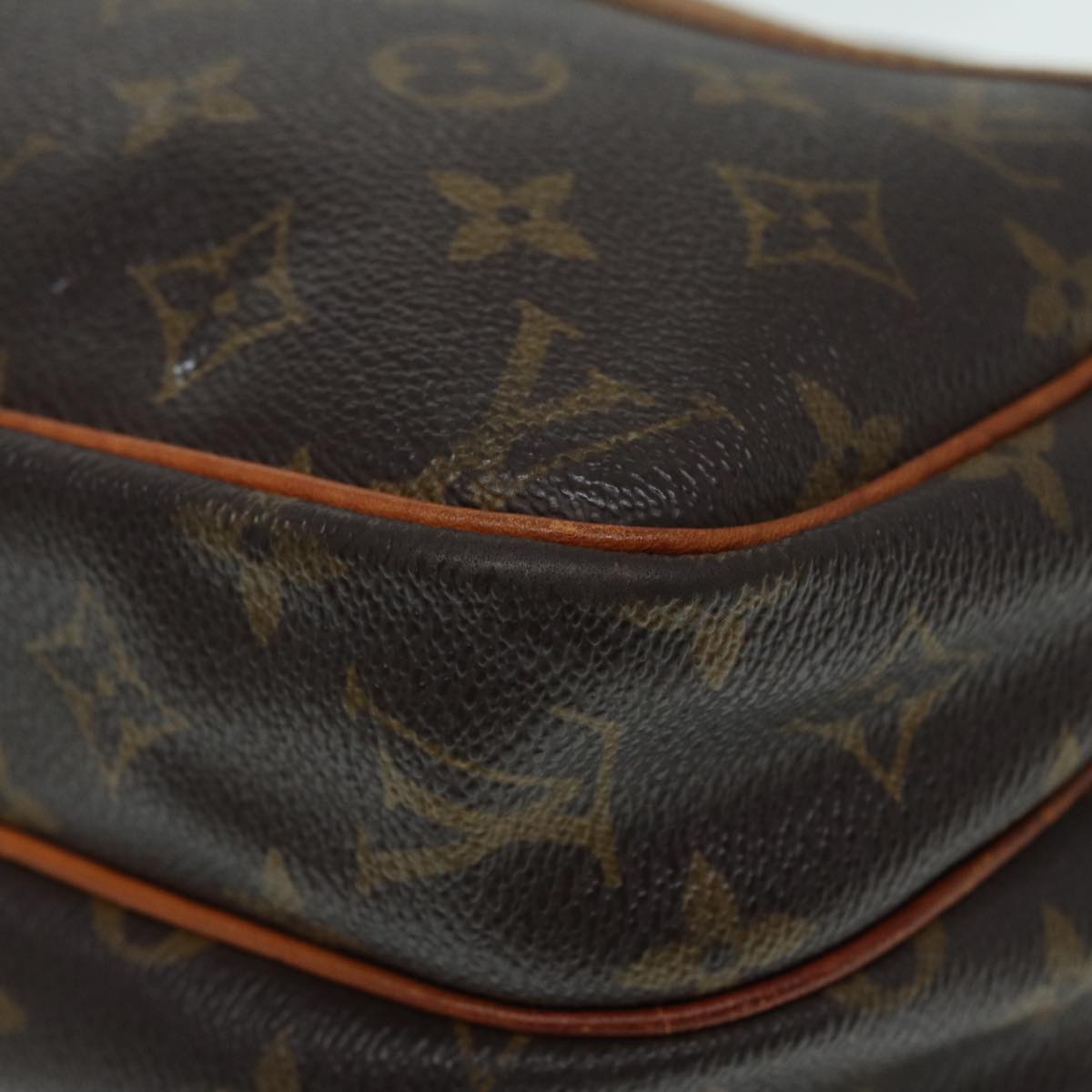 Louis Vuitton Reporter Pm Brown Canvas Shoulder Bag