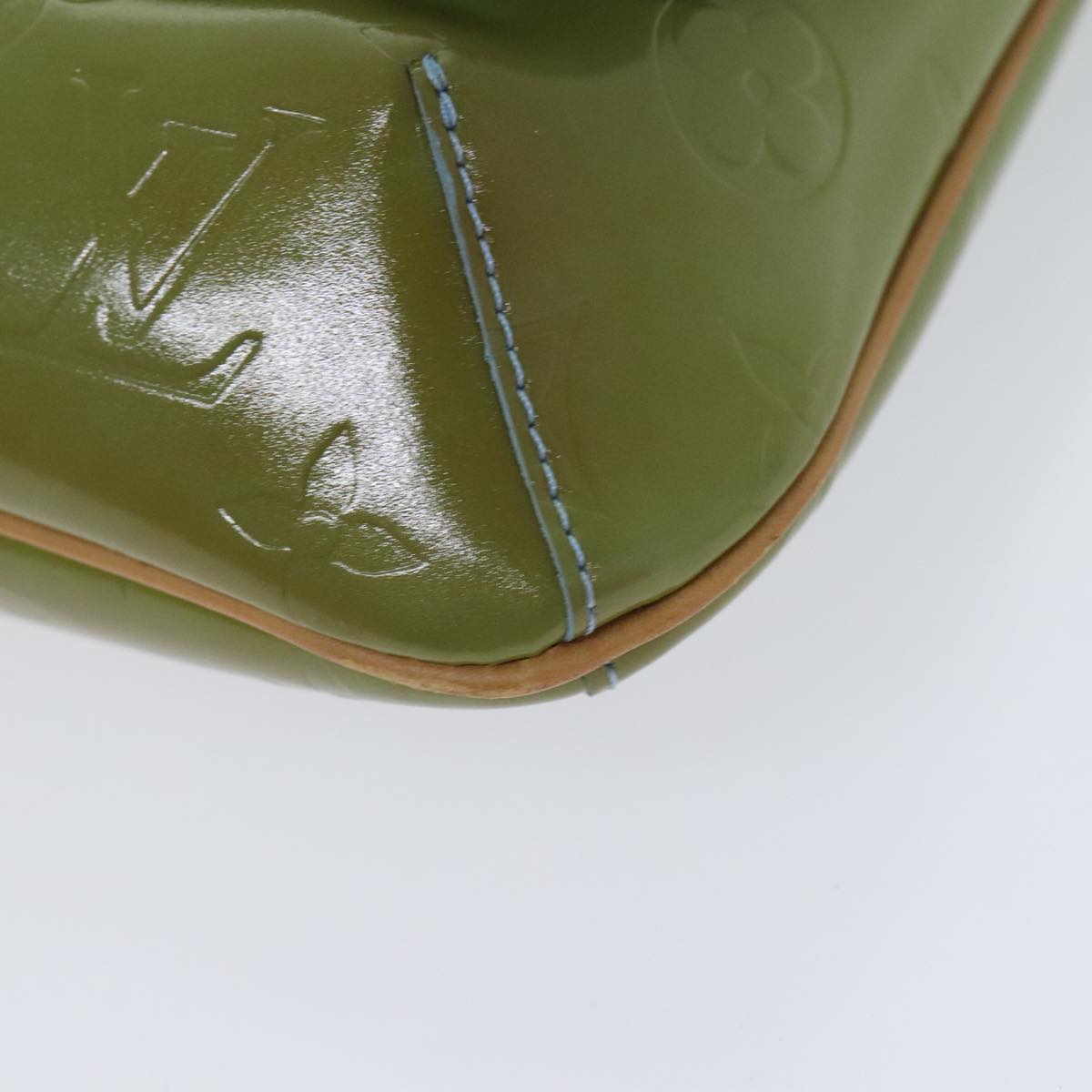 Louis Vuitton Thompson Street Green Patent Leather Shoulder Bag