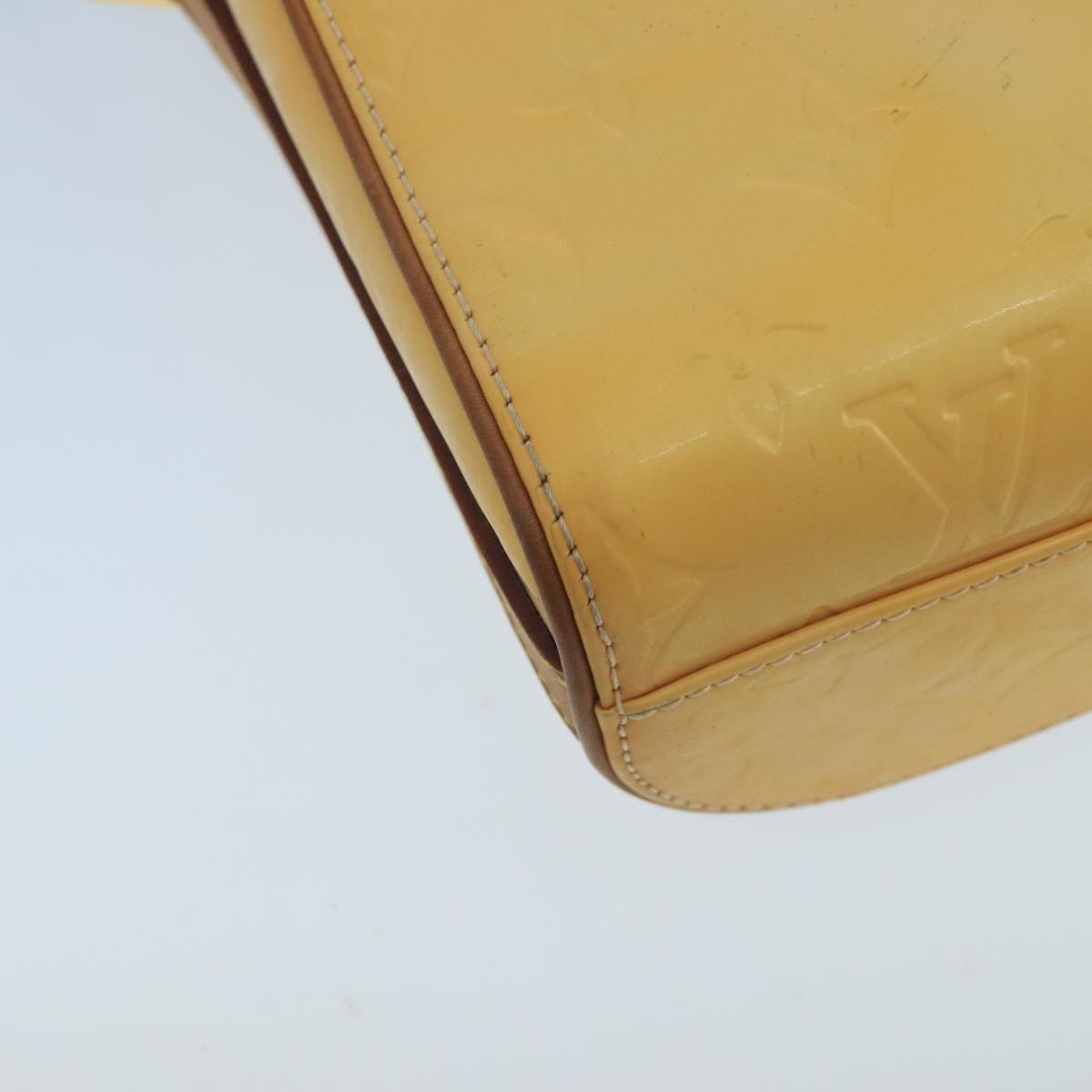 Louis Vuitton Sullivan Yellow Patent Leather Shoulder Bag