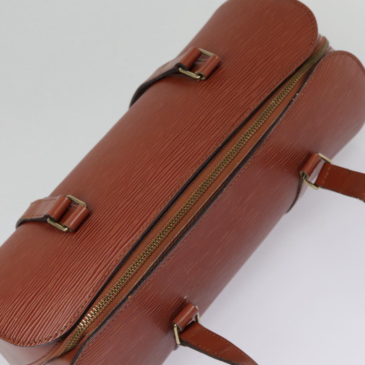 Louis Vuitton Soufflot Brown Leather Handbag