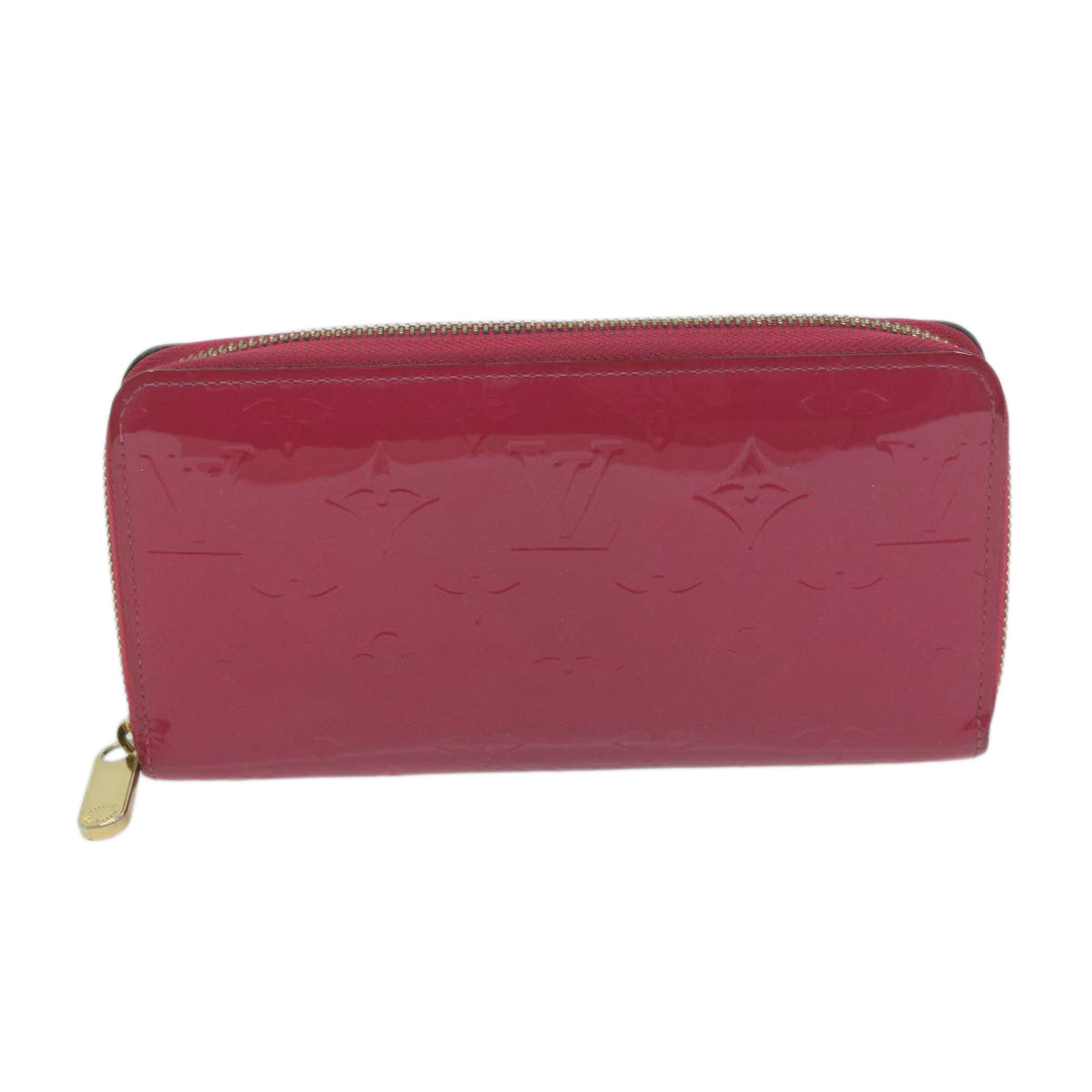 Louis Vuitton Zippy Wallet Pink Patent Leather Wallet