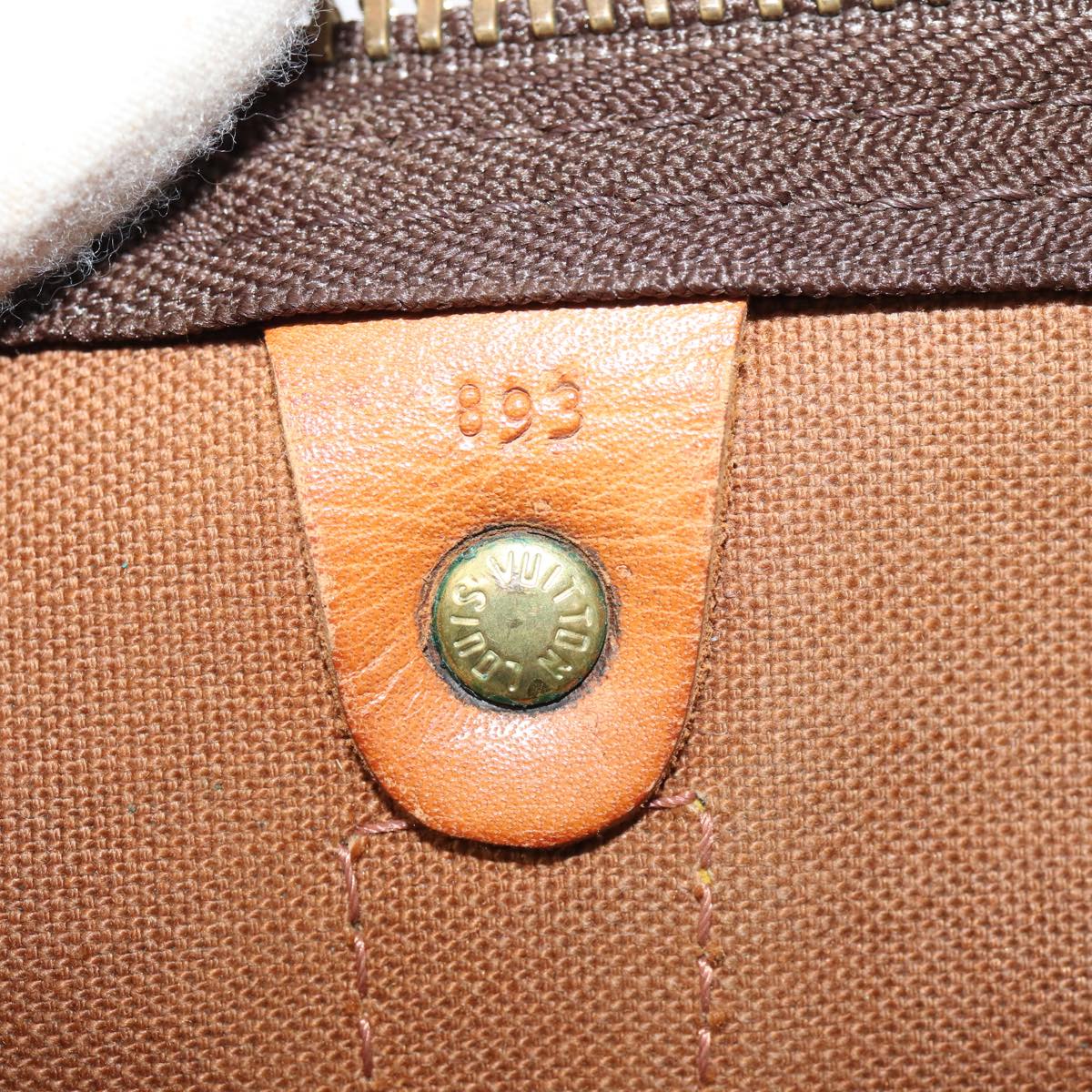 Louis Vuitton Keepall 60 Brown Canvas Travel Bag