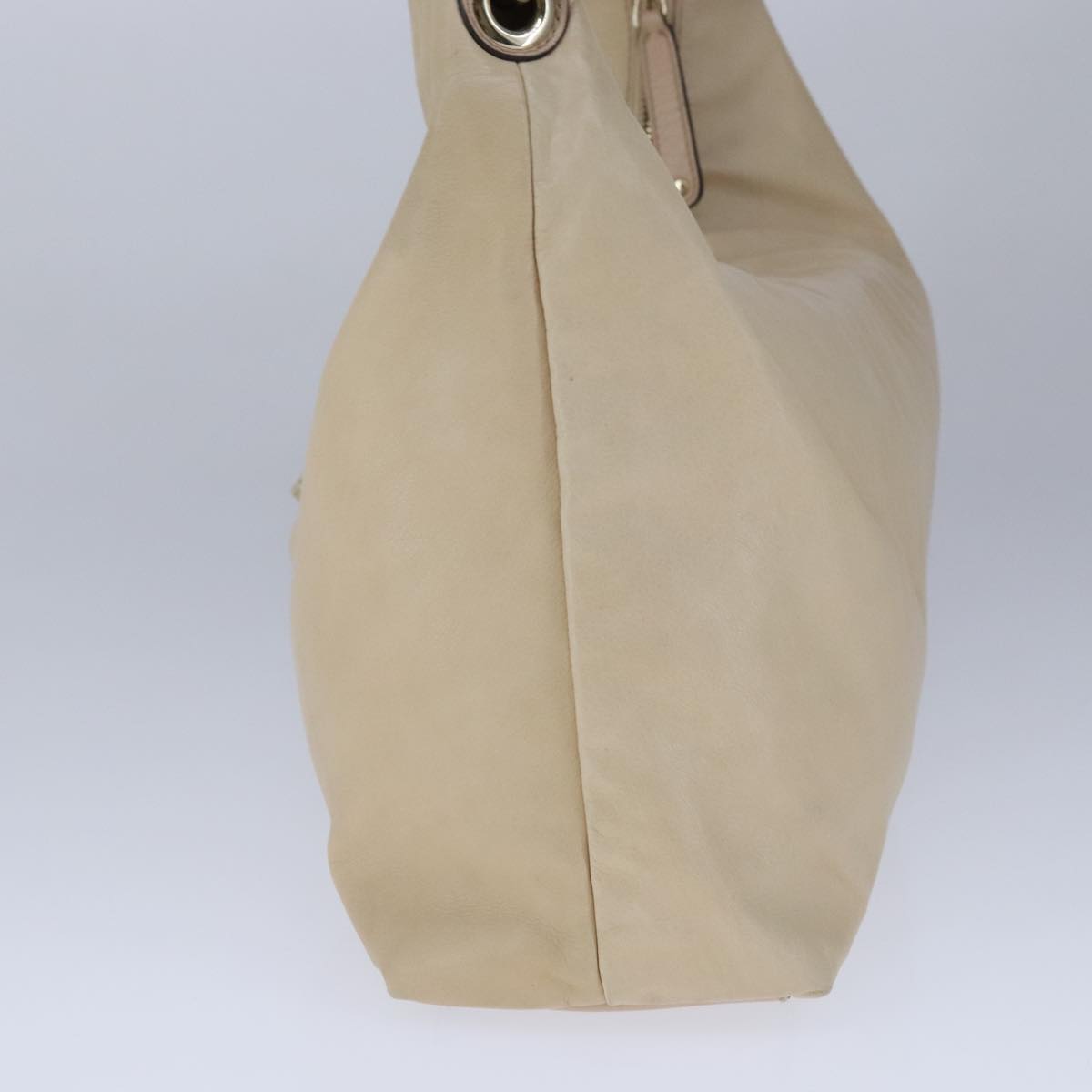 Gucci Hobo Beige Leather Shoulder Bag