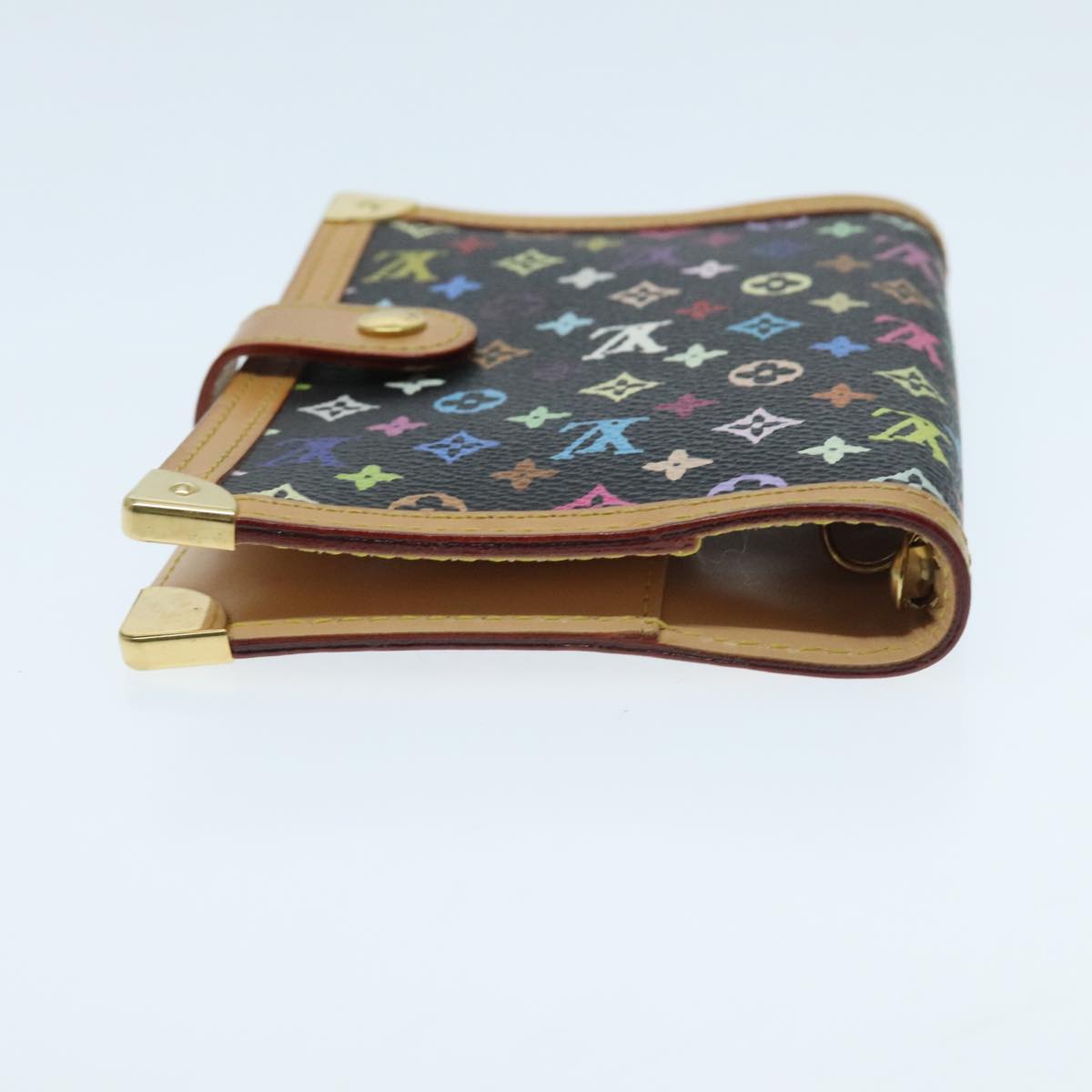 Louis Vuitton Agenda Pm Black Canvas Wallet