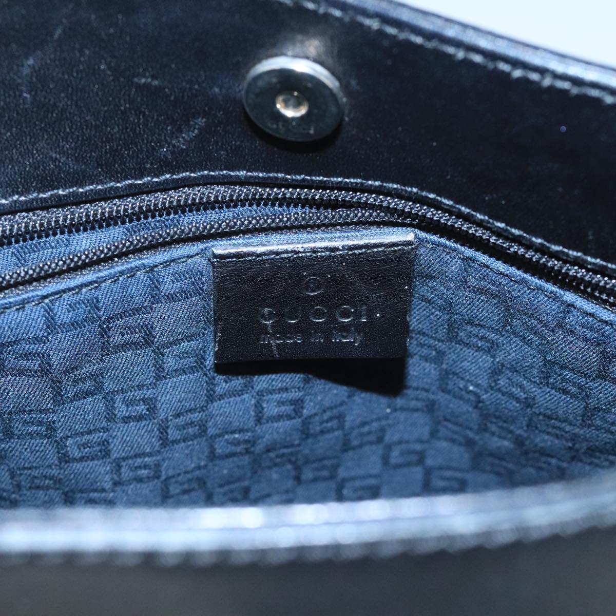 Gucci Horsebit Black Leather Handbag