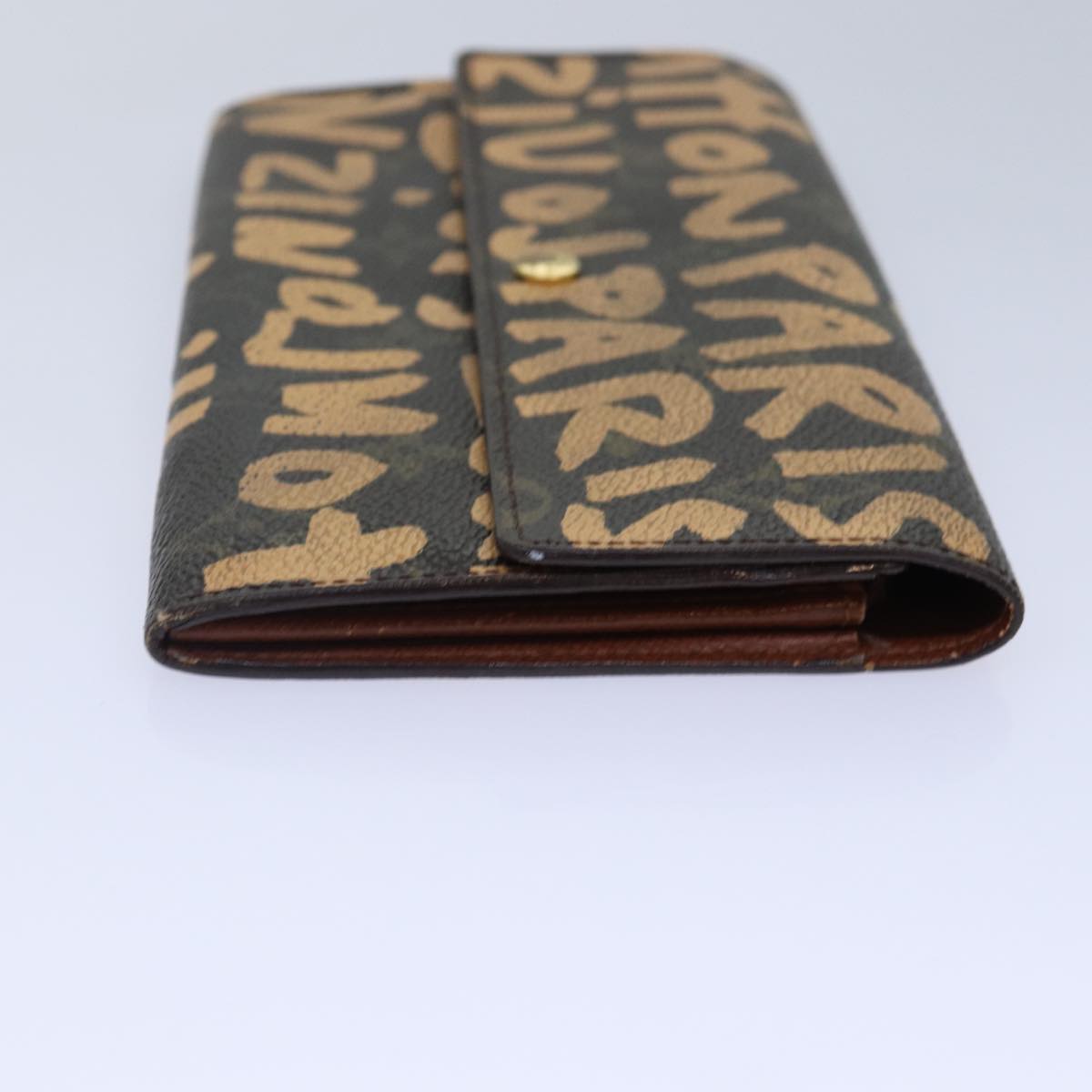 Louis Vuitton Sarah Brown Canvas Wallet