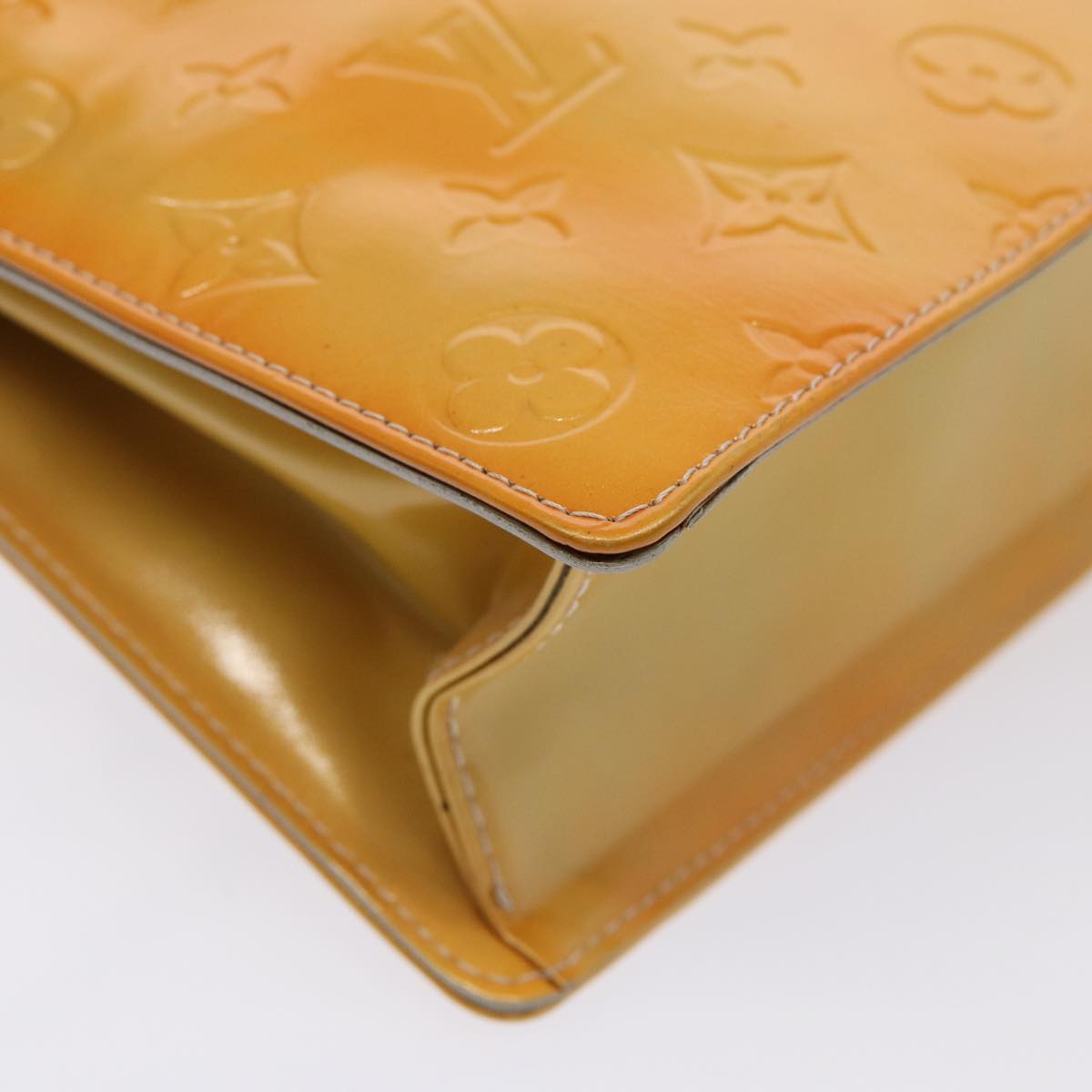 Louis Vuitton Spring Street Camel Patent Leather Handbag