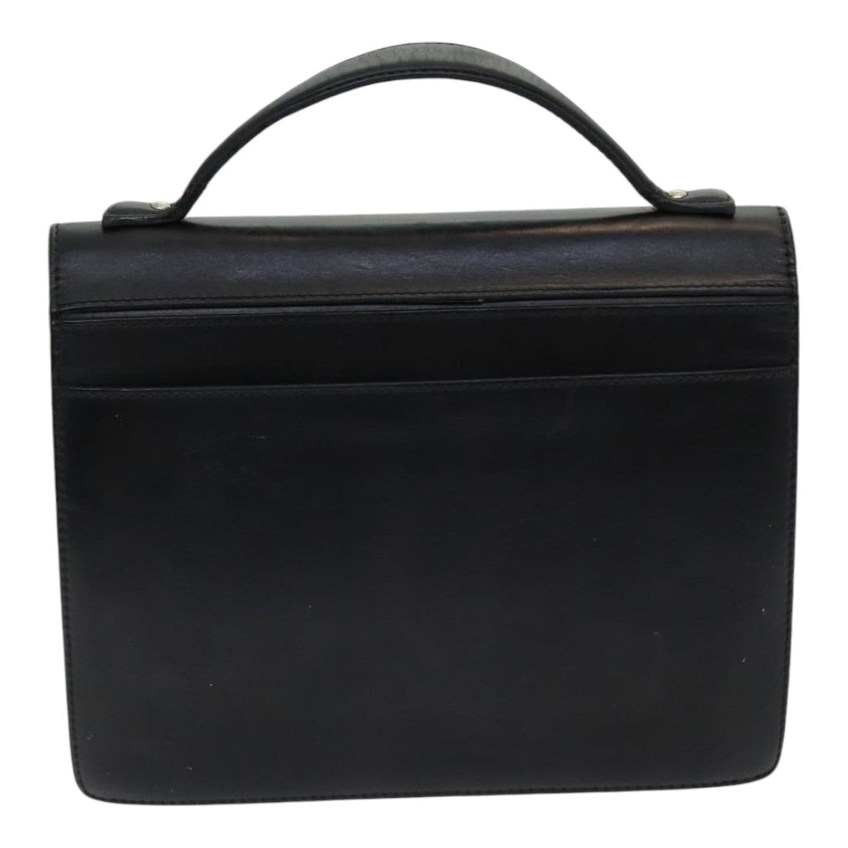 Louis Vuitton Monceau Black Leather Handbag