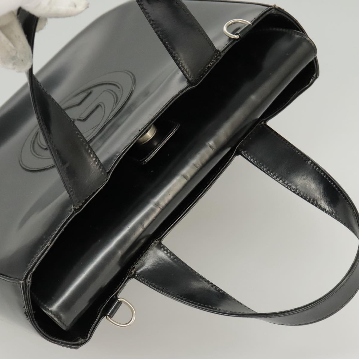 Gucci Soho Black Patent Leather Handbag