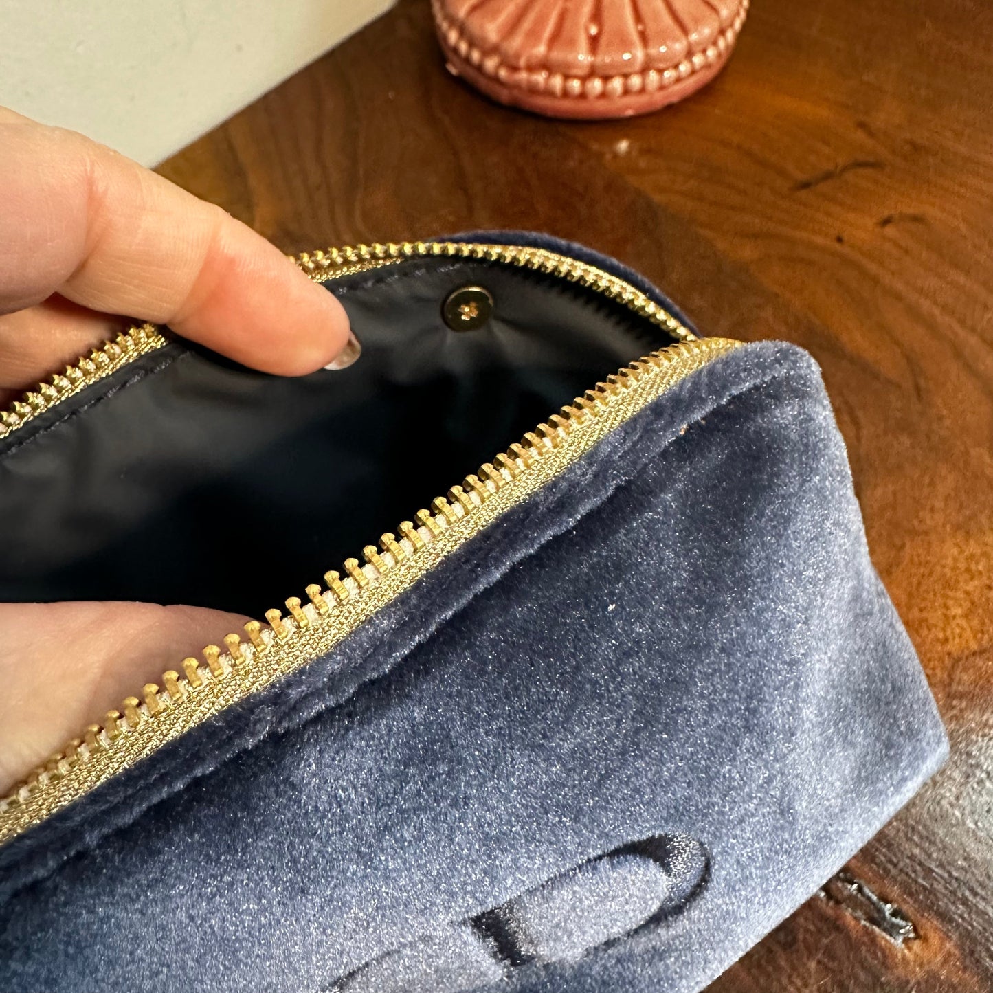 The Junco Crossbody Bag - Blue Velvet Dior