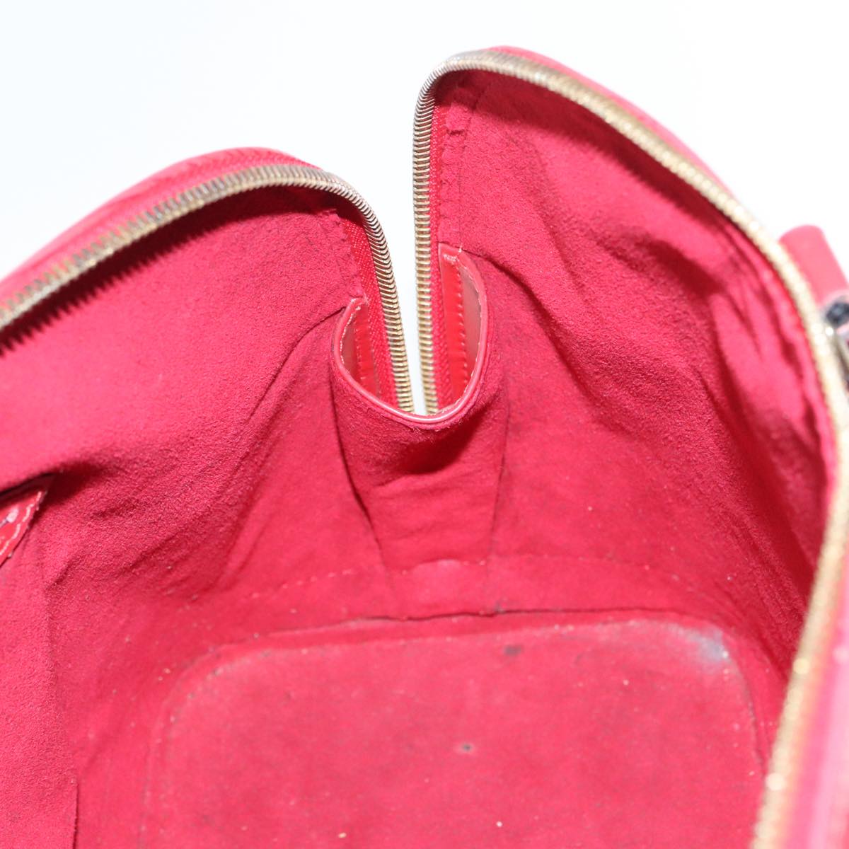 Louis Vuitton Alma Red Leather Handbag
