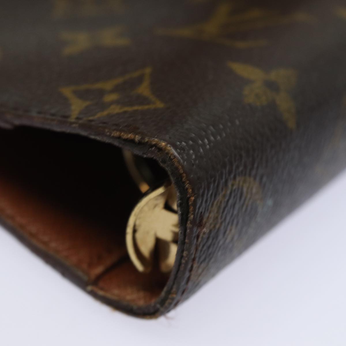 Louis Vuitton Agenda Cover Brown Canvas Wallet