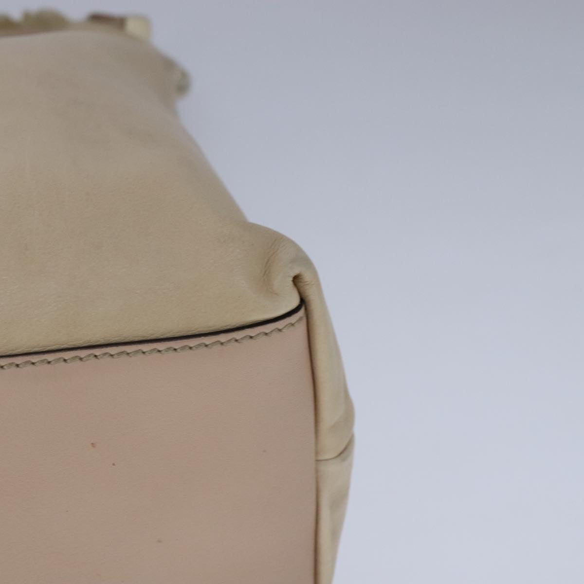 Gucci Hobo Beige Leather Shoulder Bag