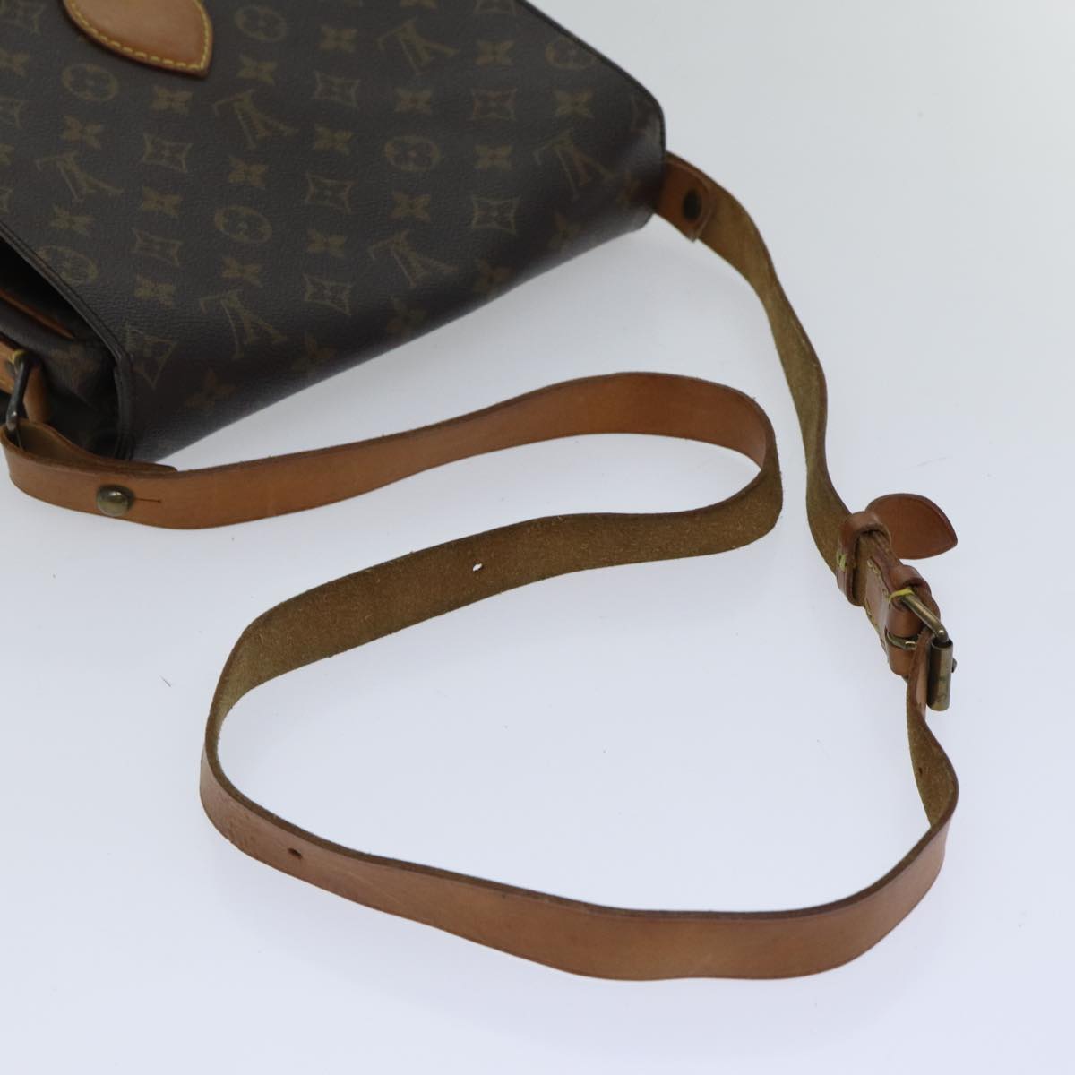 Louis Vuitton Cartouchière 26 Brown Canvas Shoulder Bag