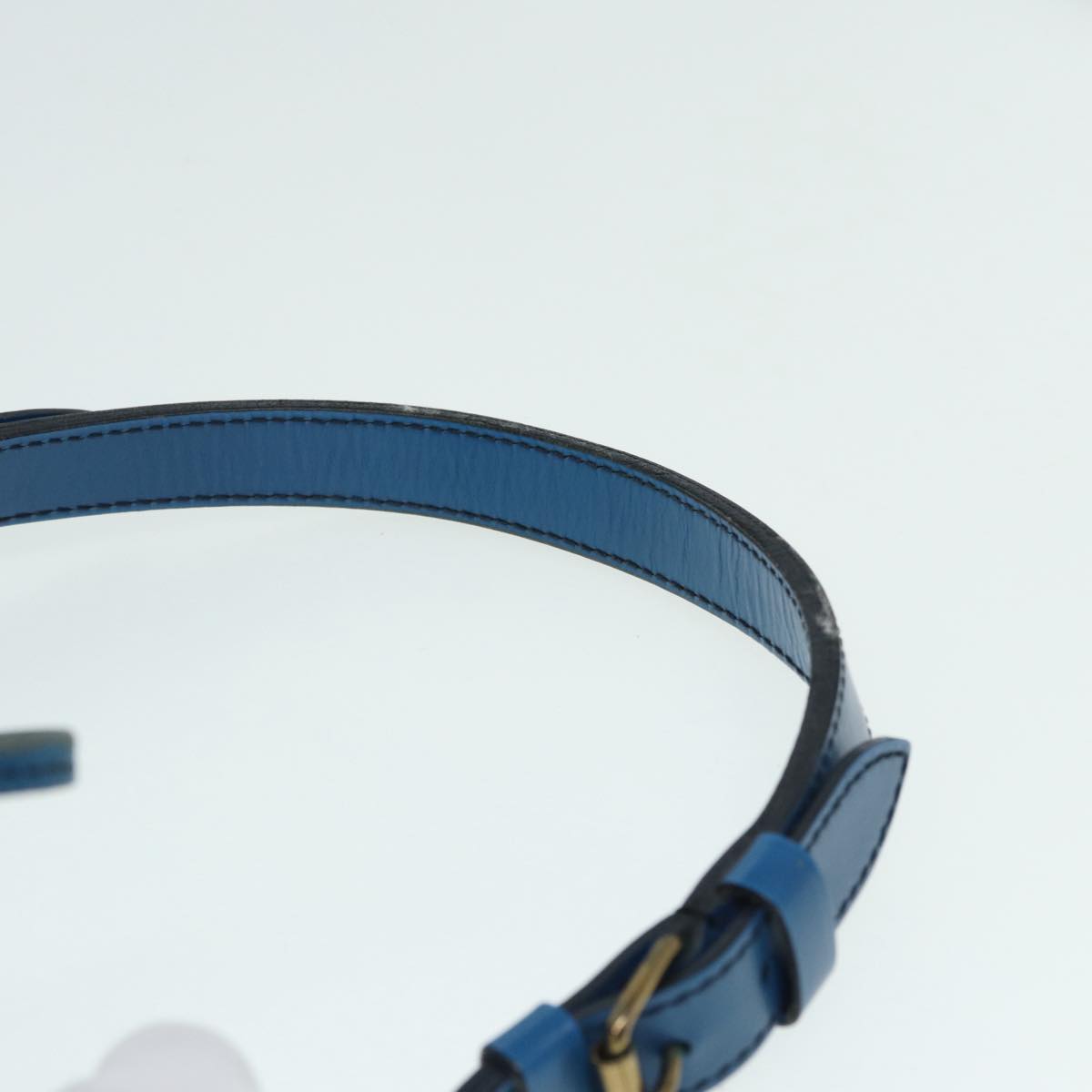 Louis Vuitton Noe Blue Calfskin Shoulder Bag