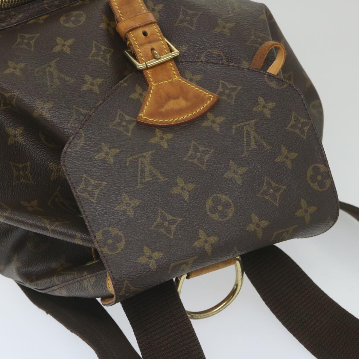 Louis Vuitton Montsouris Brown Canvas Backpack Bag