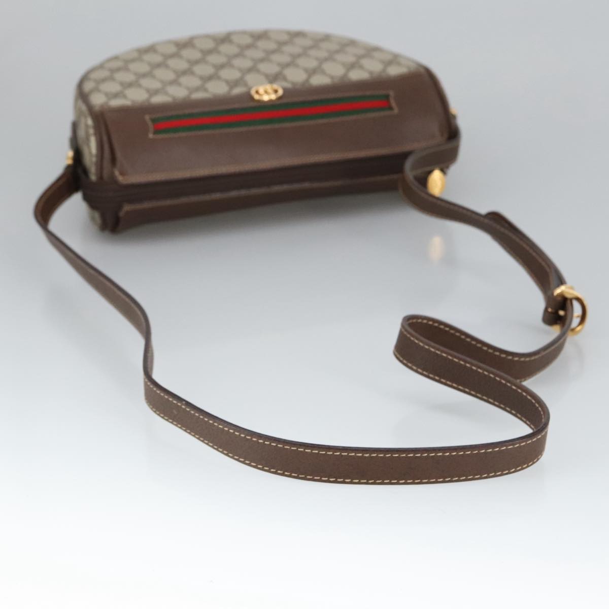 Gucci Ophidia Beige Canvas Shoulder Bag