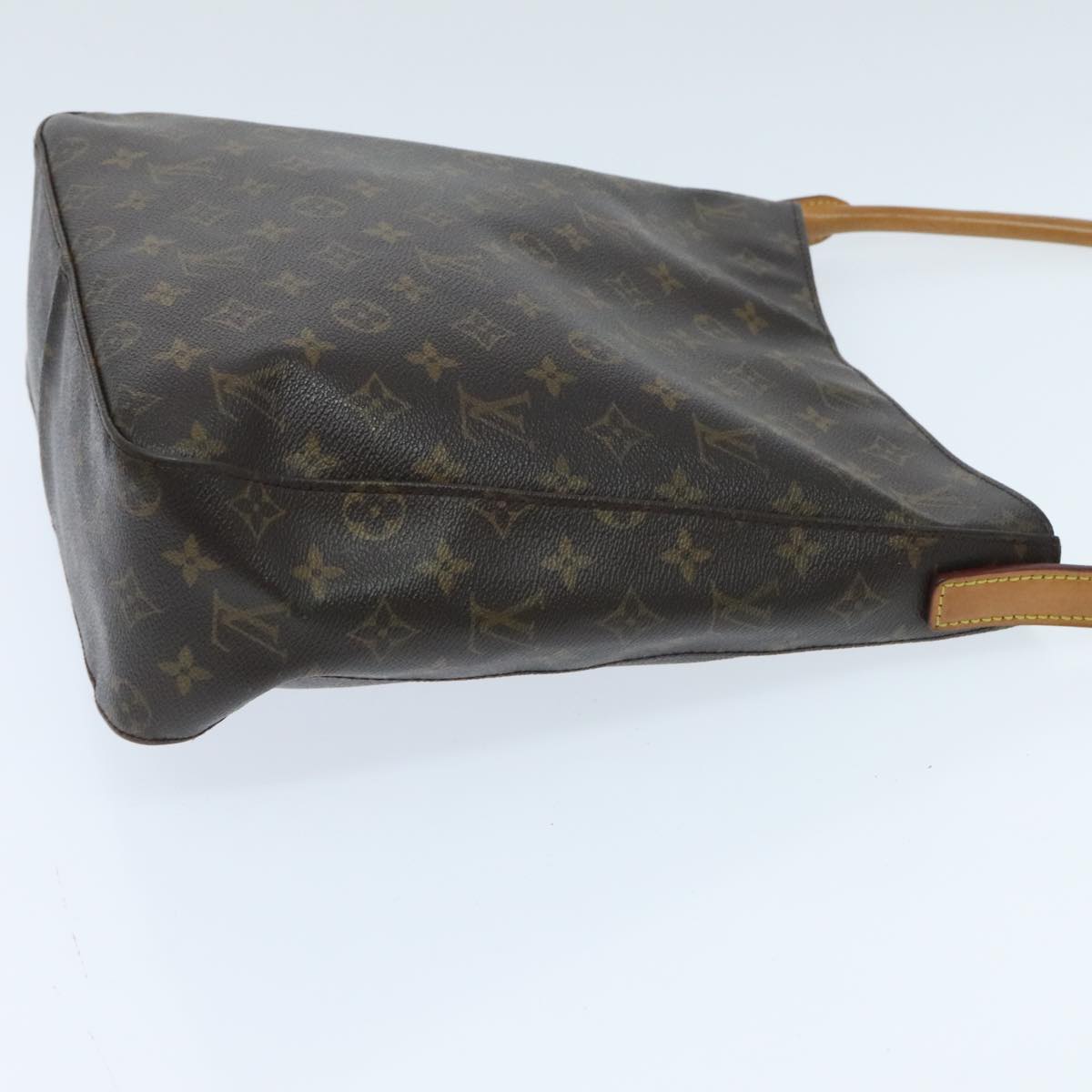 Louis Vuitton Looping Gm Brown Canvas Shoulder Bag