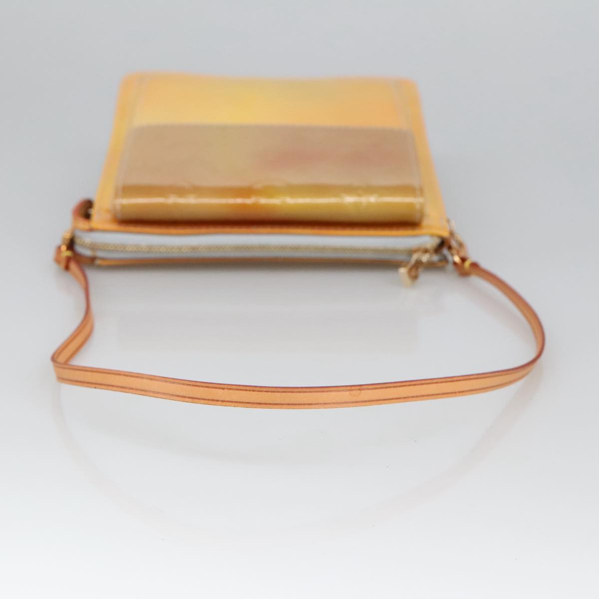 Louis Vuitton Mott Yellow Patent Leather Shoulder Bag