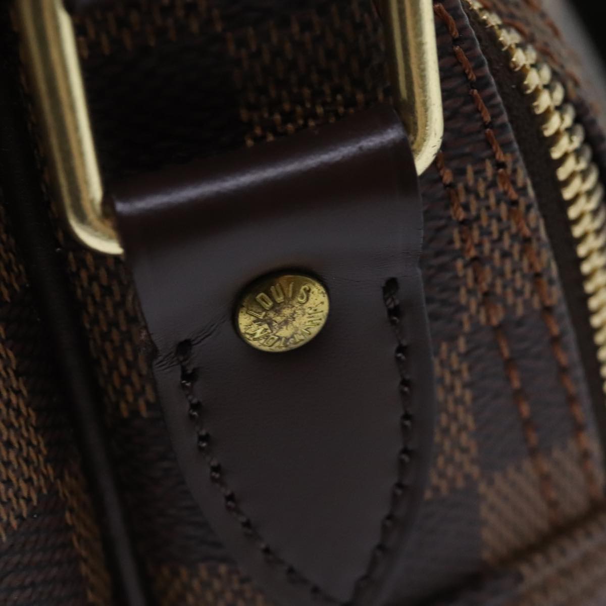 Louis Vuitton Reporter Brown Canvas Shoulder Bag