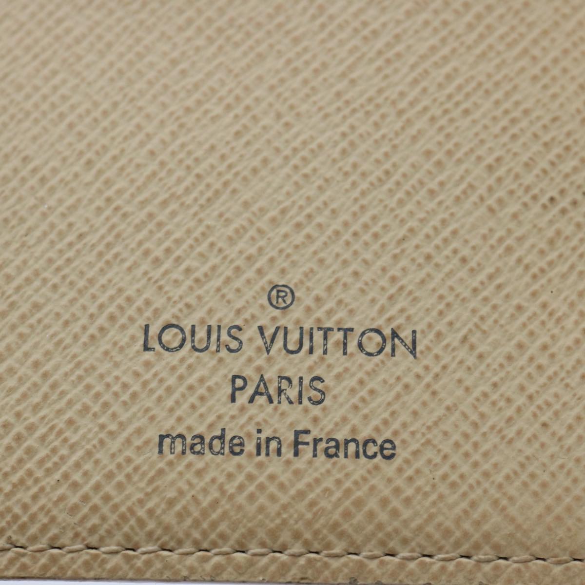 Louis Vuitton Agenda Mm White Canvas Wallet