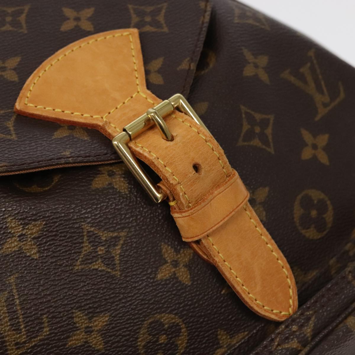 Louis Vuitton Montsouris Brown Canvas Backpack Bag