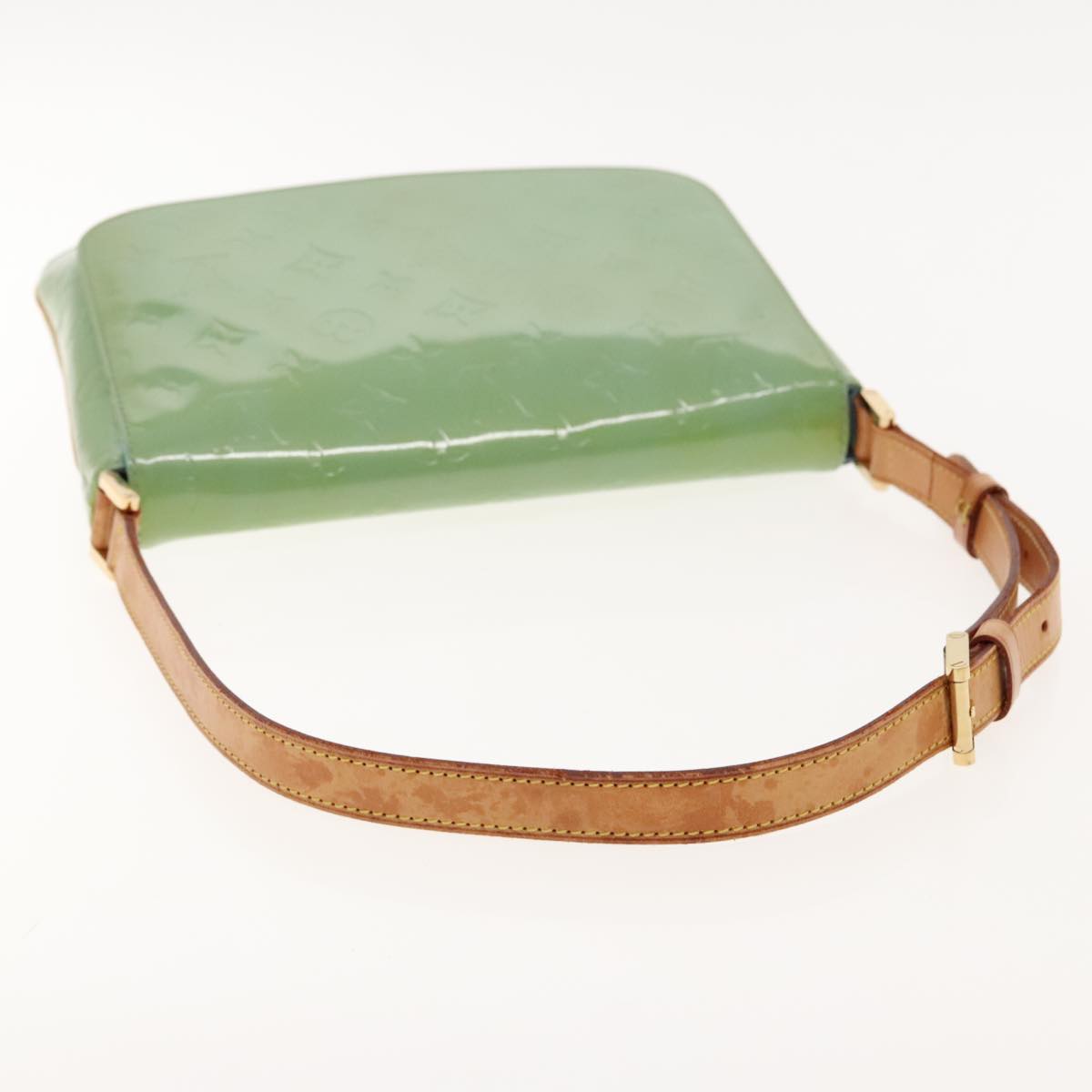 Louis Vuitton Thompson Street Green Patent Leather Shoulder Bag