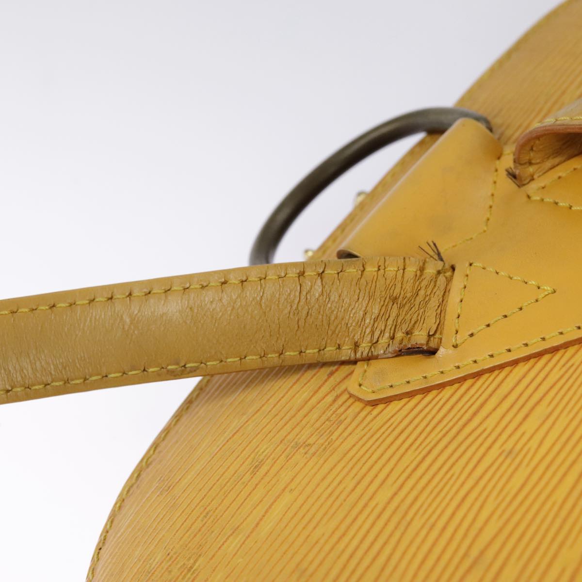 Louis Vuitton Gobelins Yellow Leather Backpack Bag