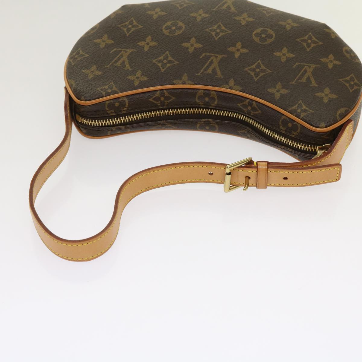 Louis Vuitton Croissant Brown Canvas Shoulder Bag