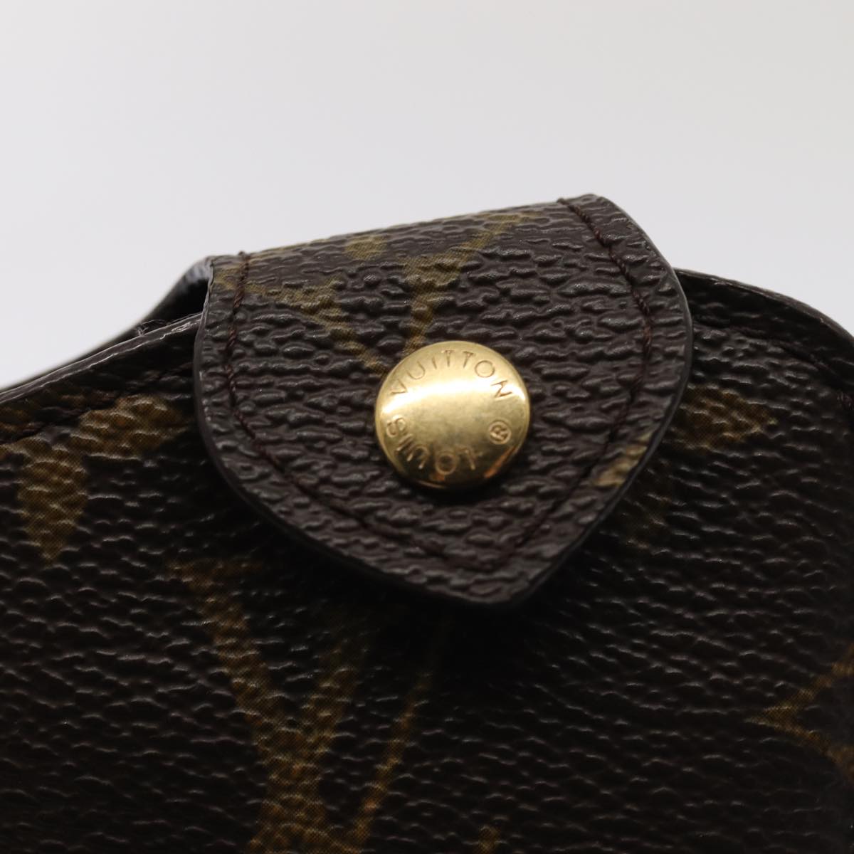 Louis Vuitton Glasses Case Brown Canvas Wallet