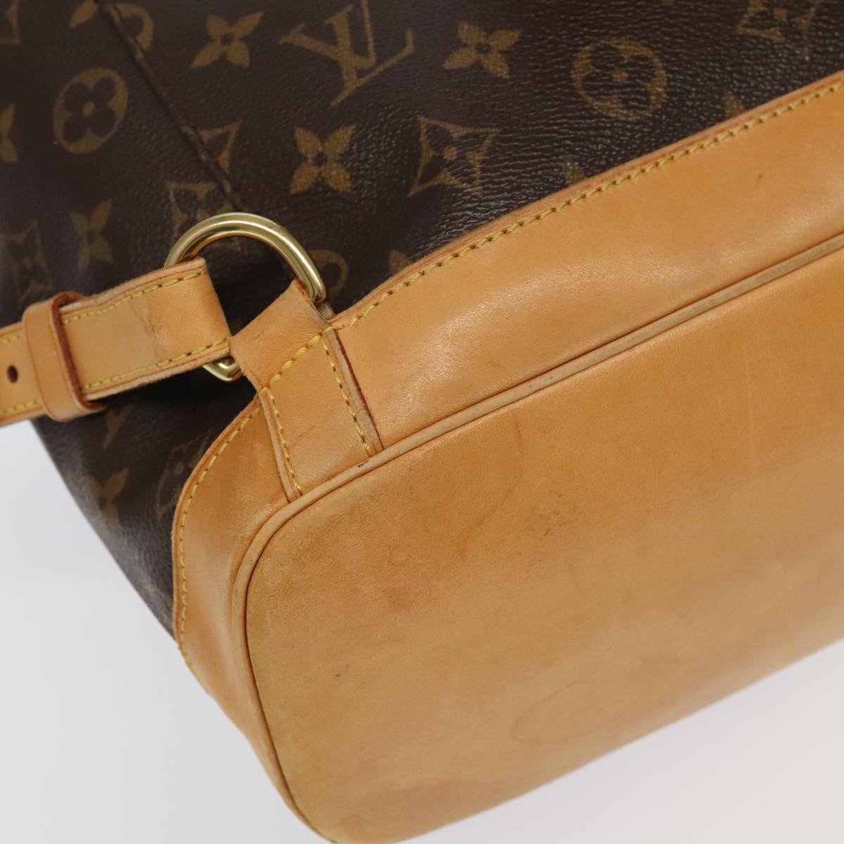 Louis Vuitton Montsouris Brown Canvas Backpack Bag