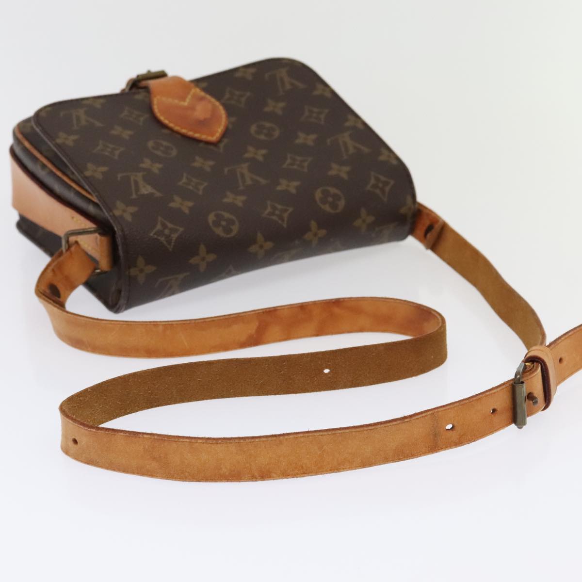 Louis Vuitton Cartouchière Brown Canvas Shoulder Bag