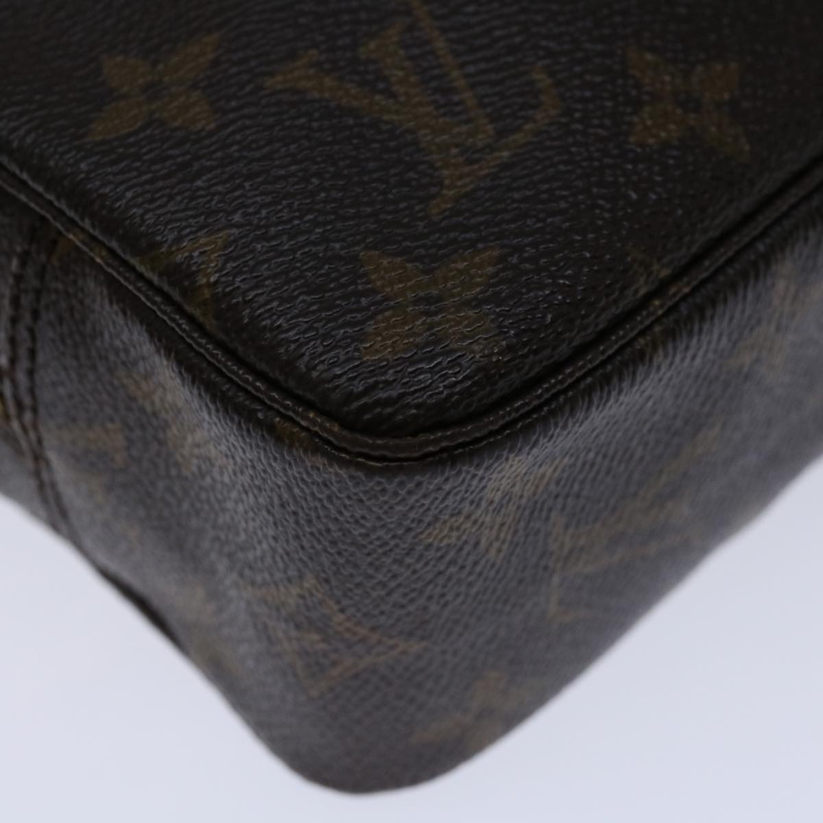 Louis Vuitton Trousse De Toilette Brown Canvas Clutch Bag