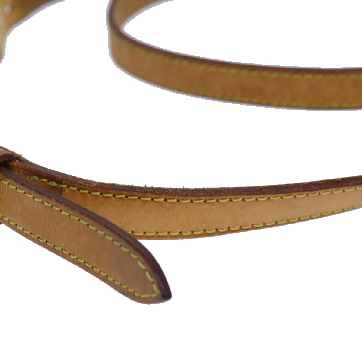 Louis Vuitton Bandoulière De Sac Beige Leather Bag Jewelry