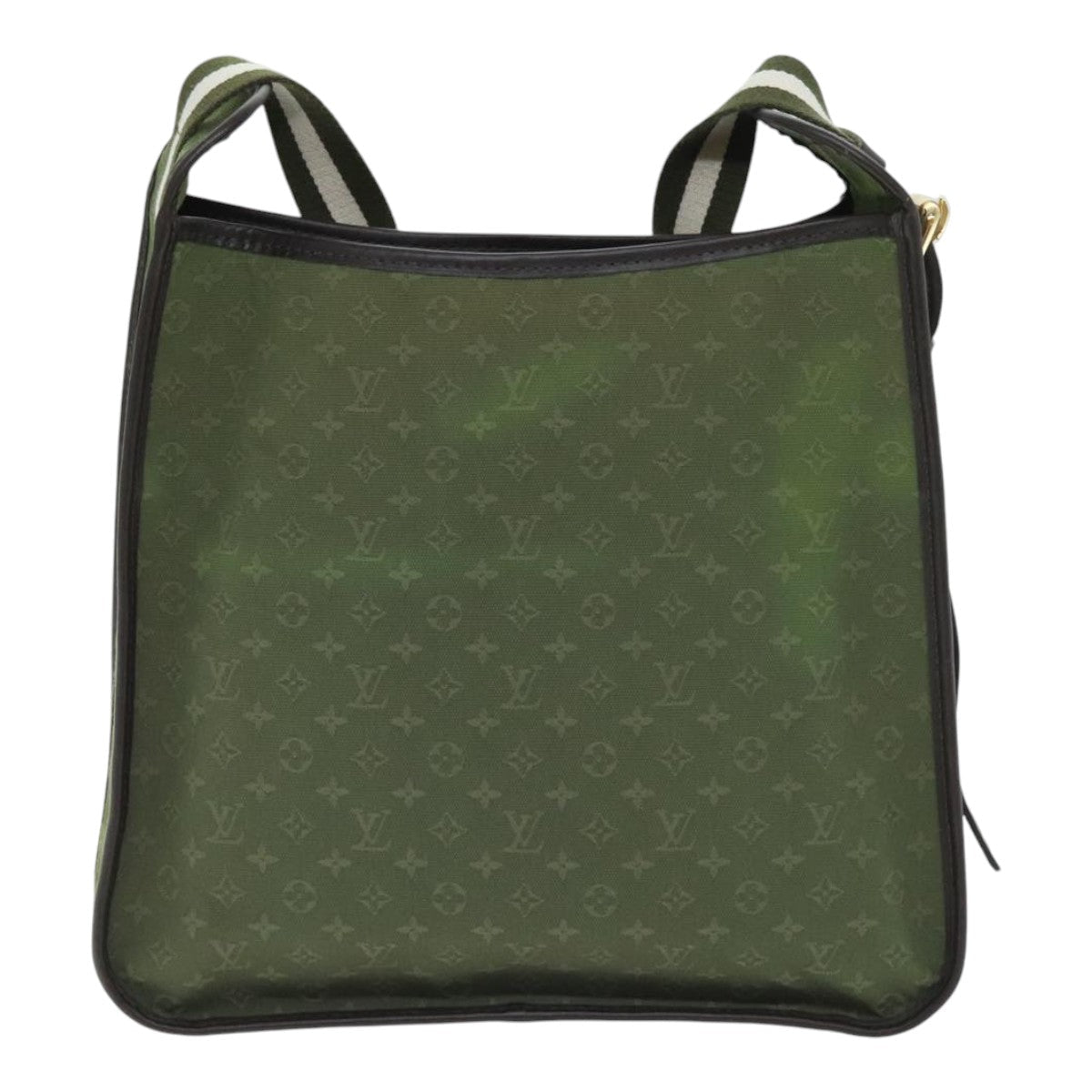 Louis Vuitton Mary Kate Green Canvas Shoulder Bag