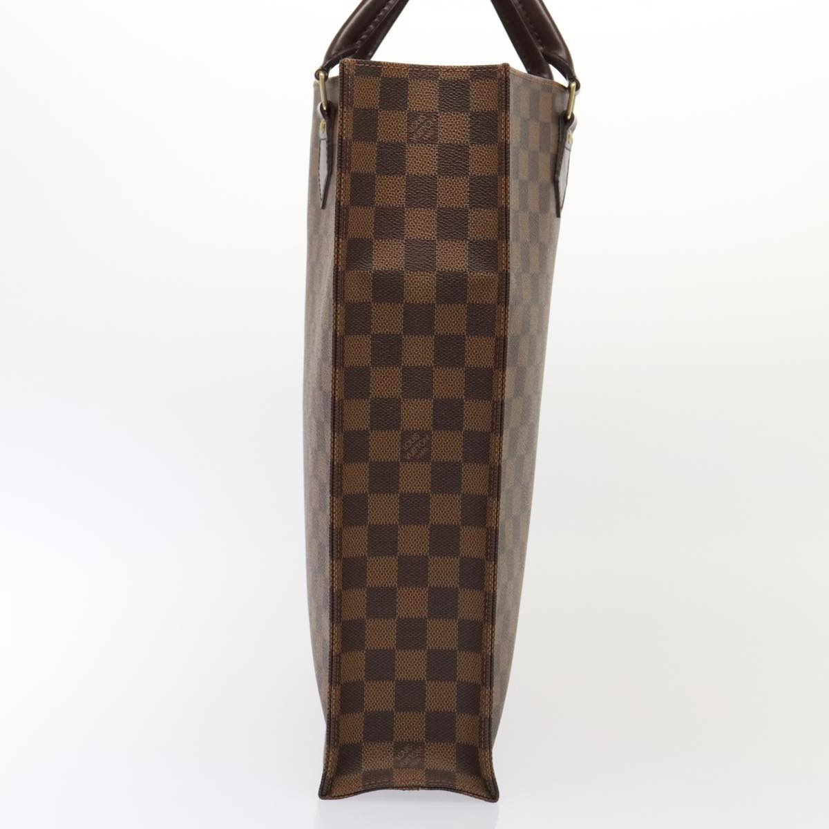 Louis Vuitton Sac Plat Brown Canvas Handbag