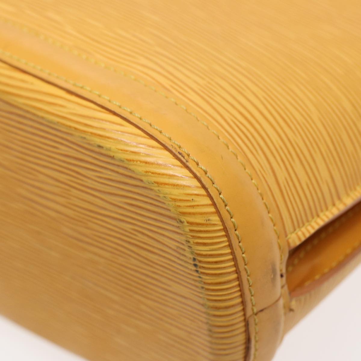 Louis Vuitton Lussac Yellow Leather Shoulder Bag